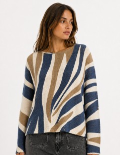JERSEY KIMONO ESTAMPADO
