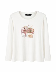 CAMISETA M/LARGA BORDADO SOMBRERO